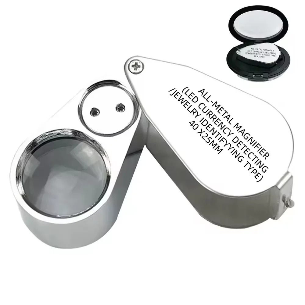 Body Jewelry Repair - 40X Illuminated Jeweler Loupe with LED