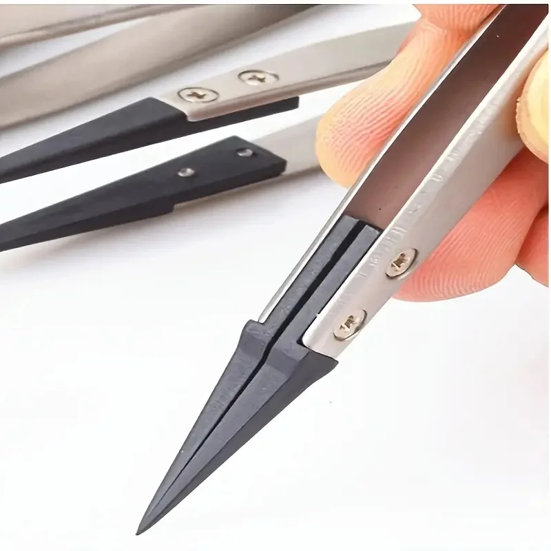 Body Jewelry Repair - Anti Static Precision Tweezers, Metal Body
