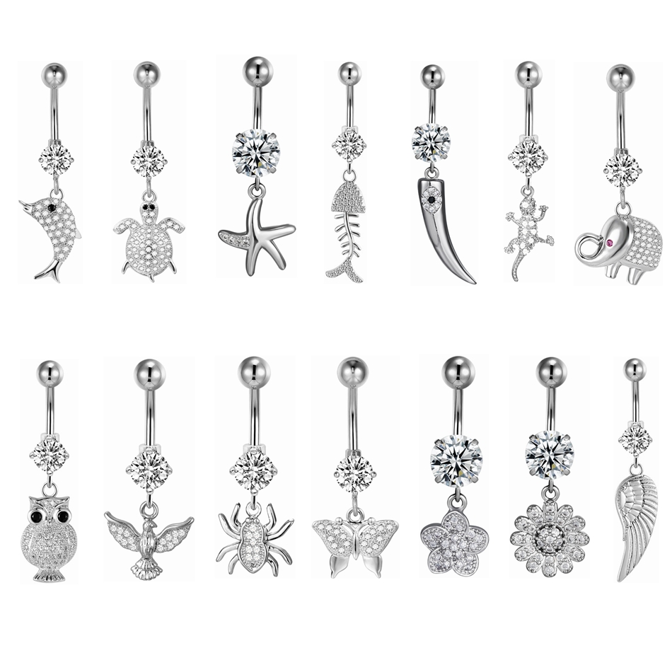 Belly Bar Titanium - 14G Titanium Barbell Belly Button Rings