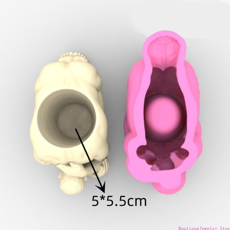 E1PE Candles Holder Resin Mold - Body Jewelry Jewelry Box ulasan dan harga