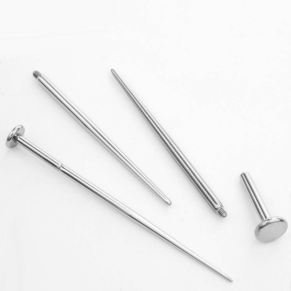 2 pcs Stainless Steel Piercing - Body Jewelry Threadless ulasan dan harga