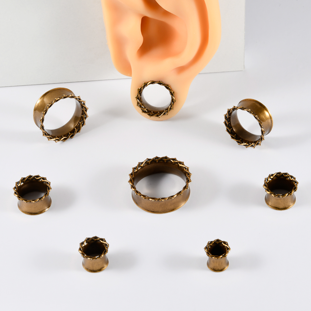 Vintage Round Thistles&thorns  - Body Jewelry Threadless ulasan dan harga