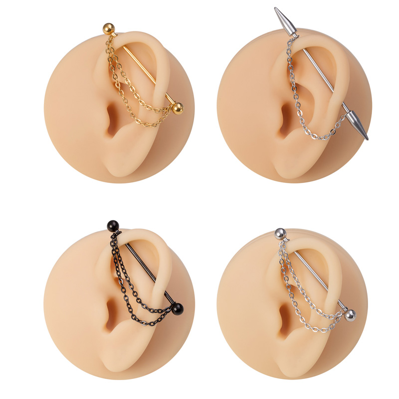1pc Industrial Piercing Barbel - Body Jewelry Industrial ulasan dan harga