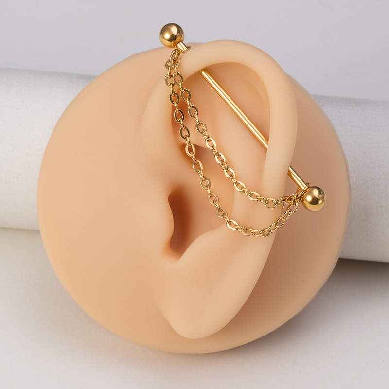 1pc Industrial Piercing Barbel - Body Jewelry Industrial ulasan dan harga
