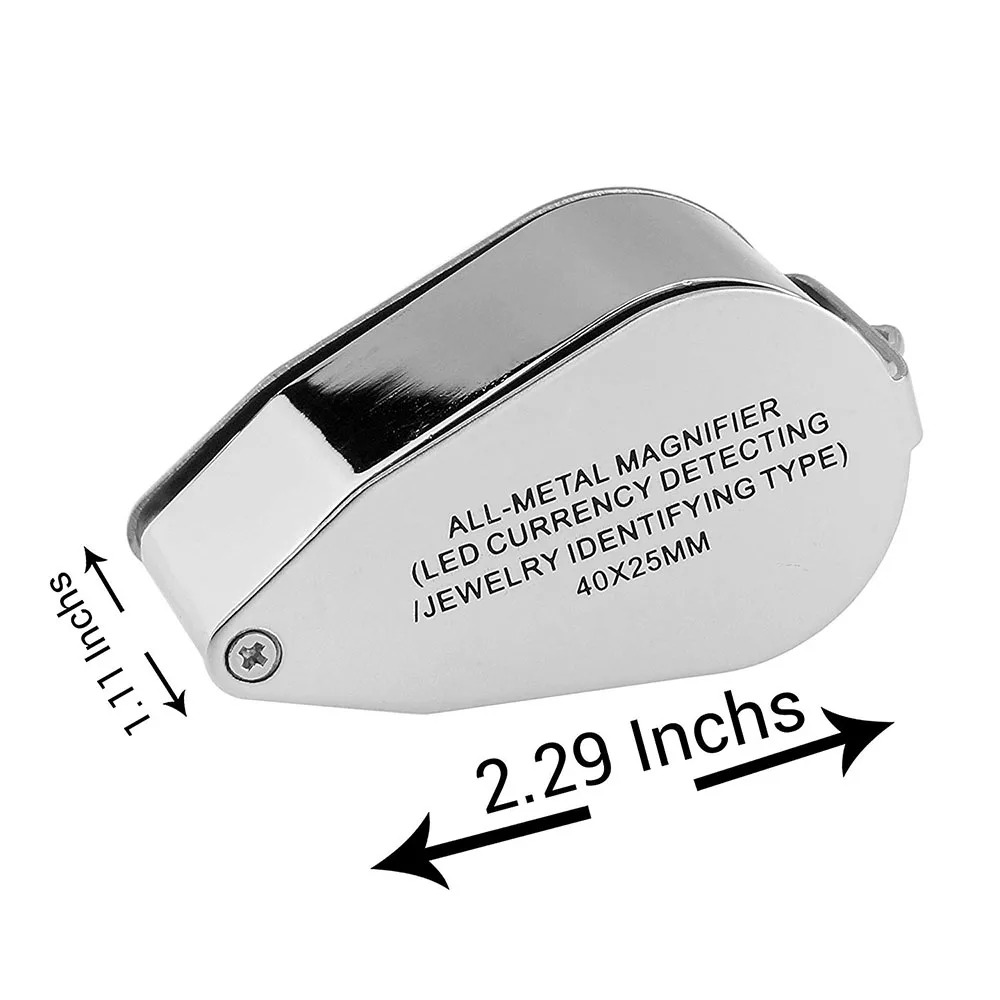 40X Illuminated Jeweler Loupe  - Body Jewelry Repair ulasan dan harga