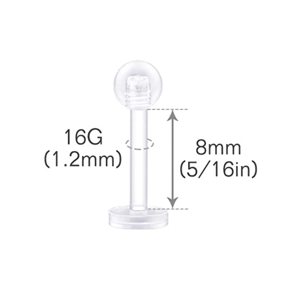 Clear Flexible Forwards Helix  - Helix Cartilage Ring ulasan dan harga