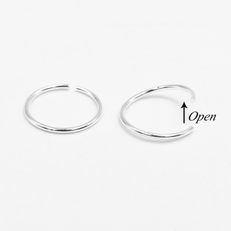 925 sterling silver Nose Ring  - Helix Cartilage Ring ulasan dan harga