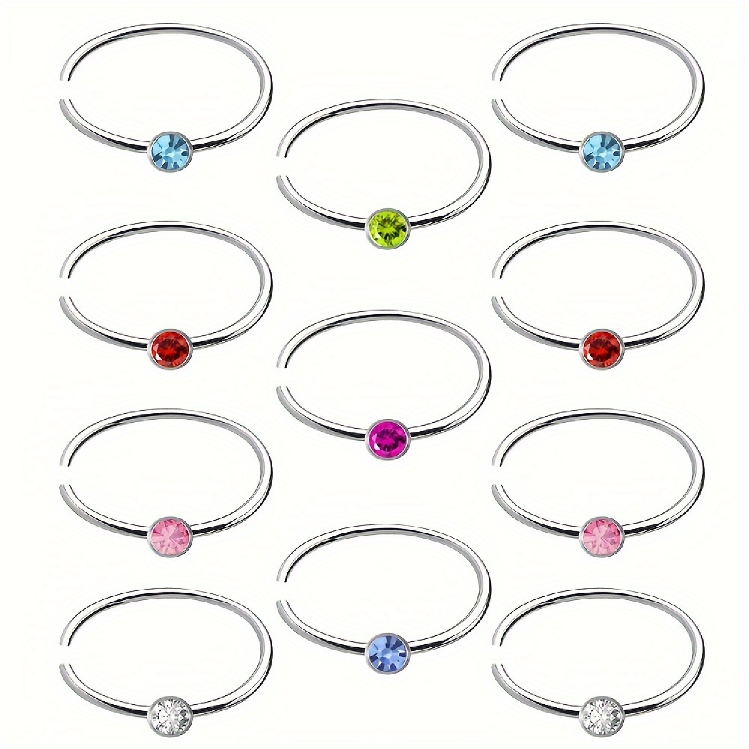40pcs/Box Sparkling Rhinestone - Body Jewelry Jewelry Box ulasan dan harga