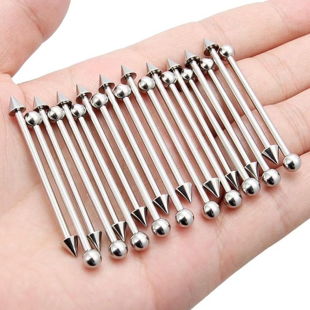 1/20Pcs Set Surgical Steel Ind - Body Jewelry Industrial ulasan dan harga