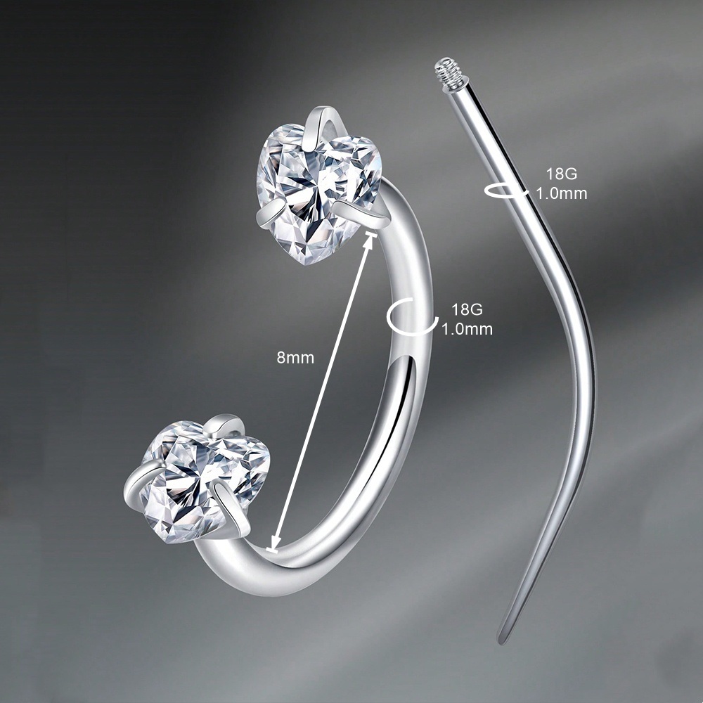 Septum Rings Piercing Stainles - Helix Cartilage Ring ulasan dan harga