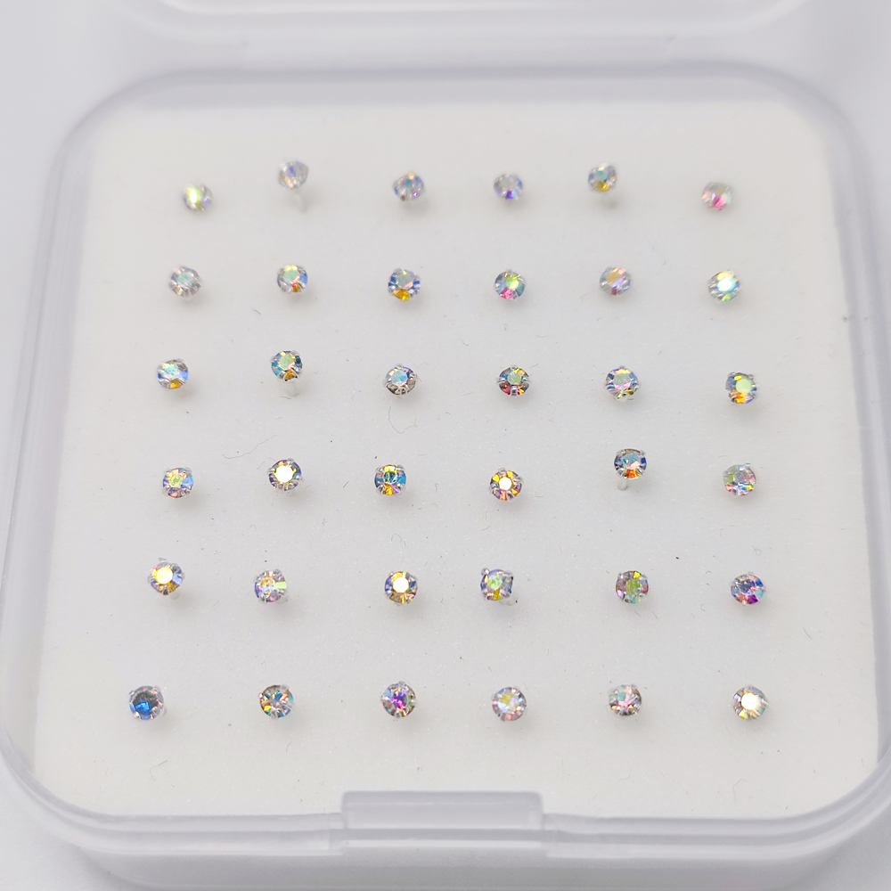 925 Sterling silver nose stud  - Body Jewelry Jewelry Box ulasan dan harga