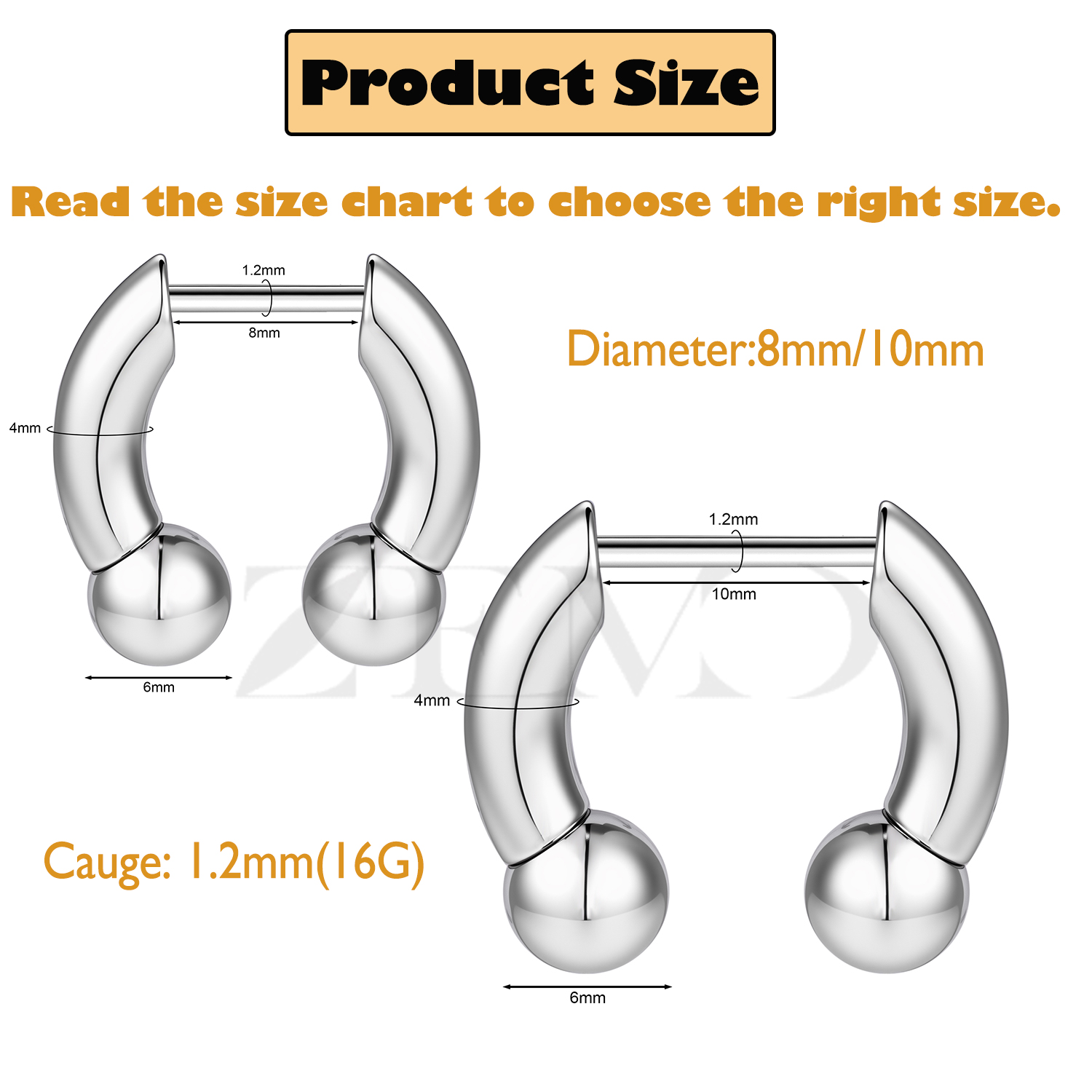 ZEMO 1 PC 16G Stainless Steel  - Body Jewelry Threadless ulasan dan harga