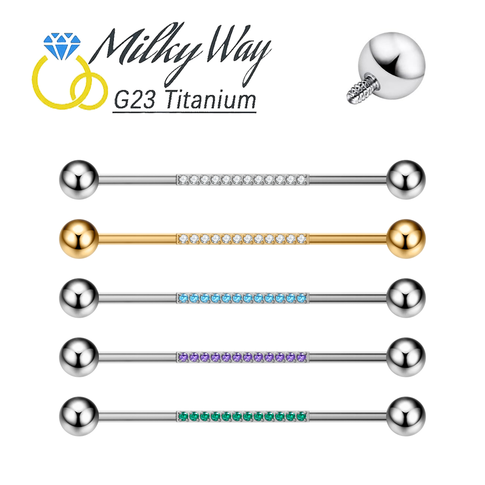 G23 Titanium Body Piercing Jew - Body Jewelry Industrial ulasan dan harga