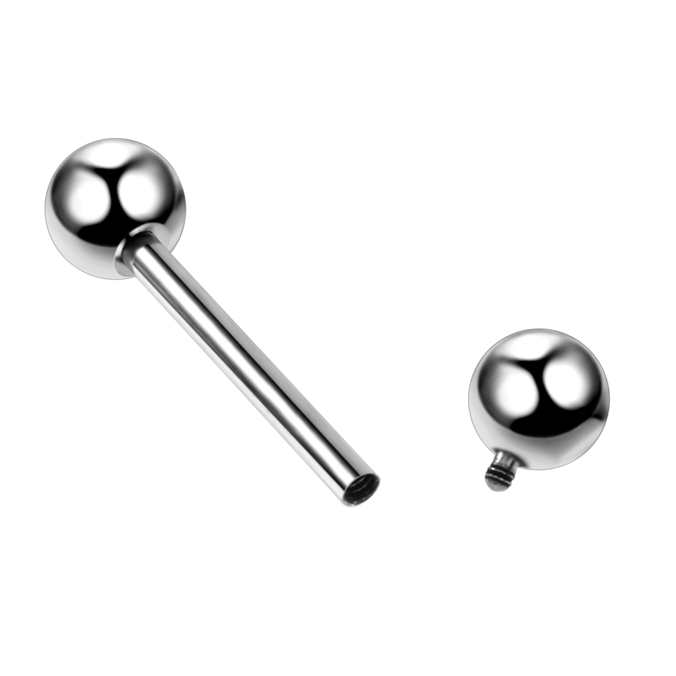 10Pcs/lot G23 Titanium Tongue  - Body Jewelry Industrial ulasan dan harga