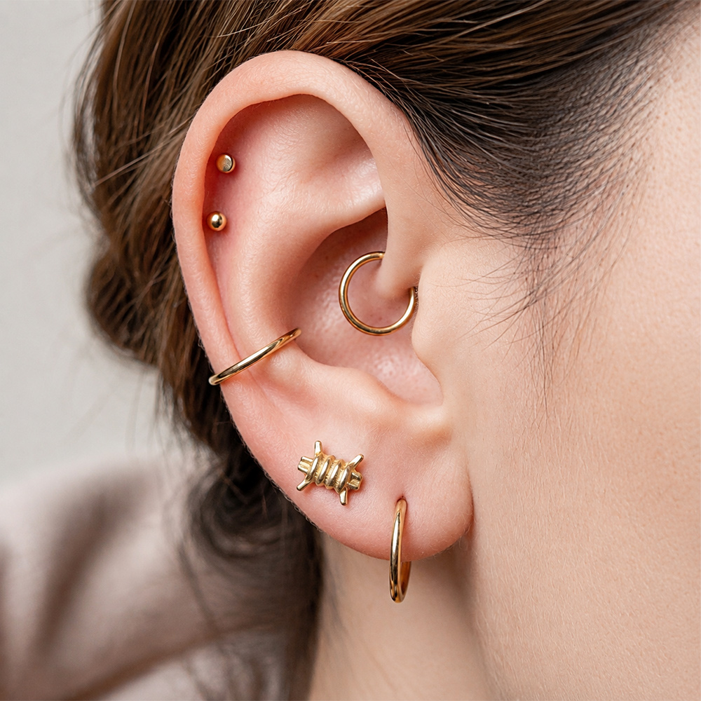 Casvort 1PC ASTM F136 Titanium - Body Jewelry Threadless ulasan dan harga