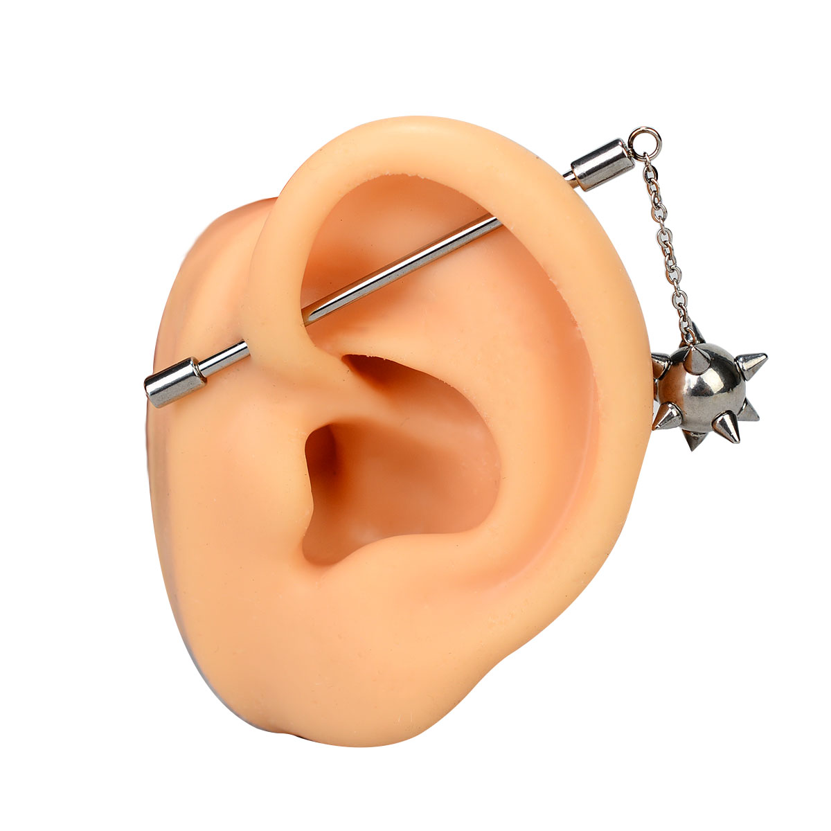 1PC Surgical Steel Sparkly Ind - Body Jewelry Industrial ulasan dan harga
