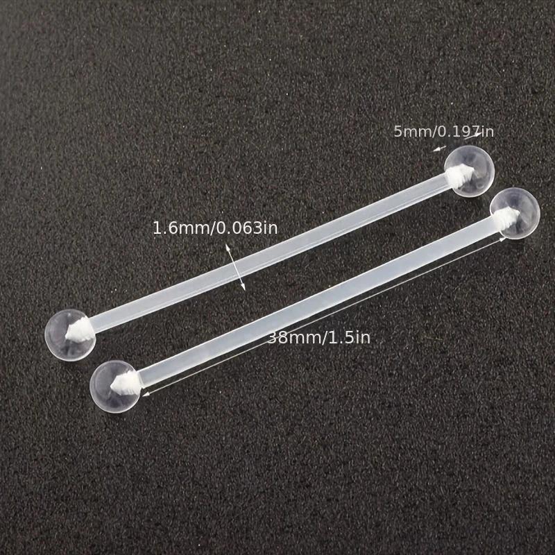 1pc/6pcs 14G 38mm Stainless St - Body Jewelry Industrial ulasan dan harga