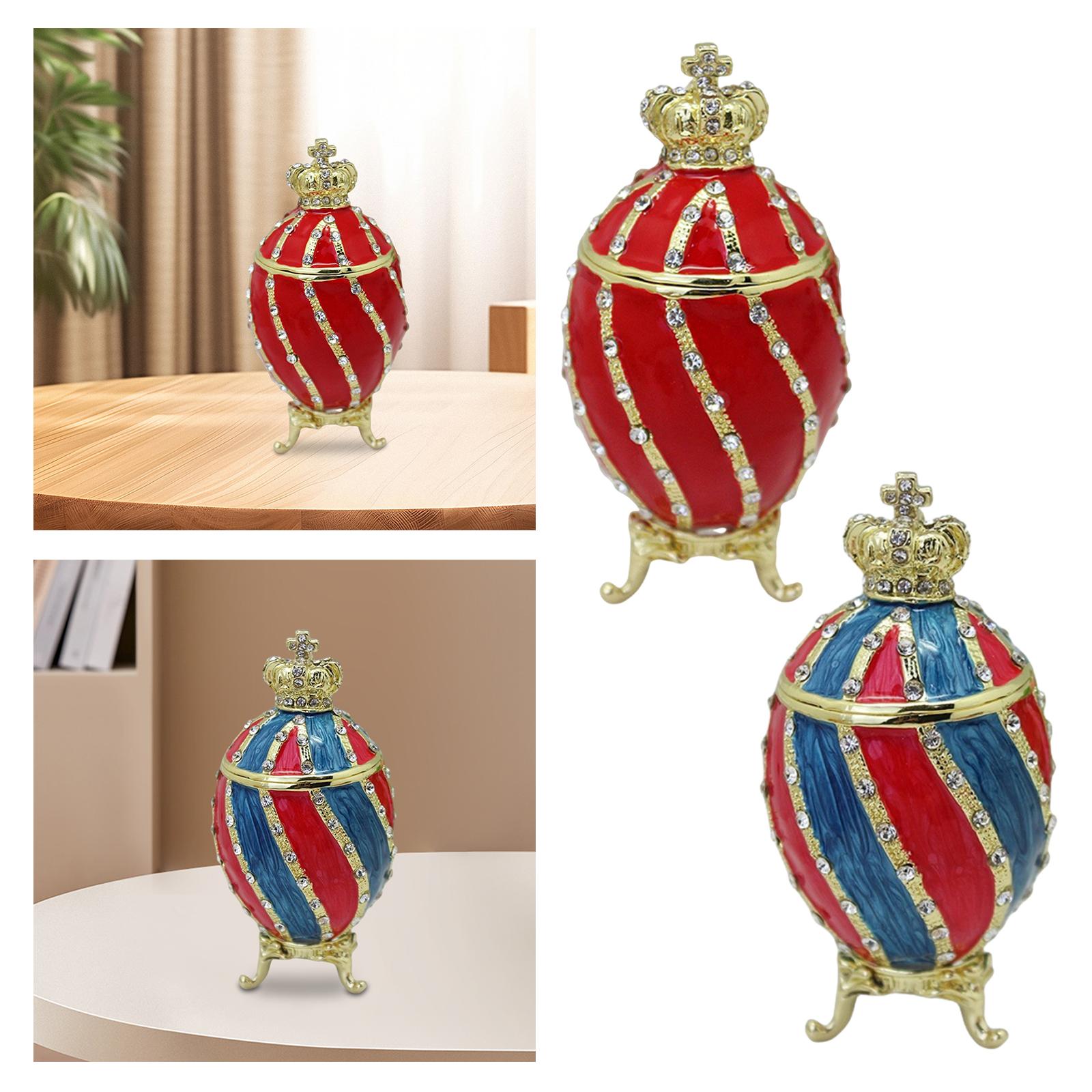 Faberge Egg Trinket Box Contai - Body Jewelry Jewelry Box ulasan dan harga