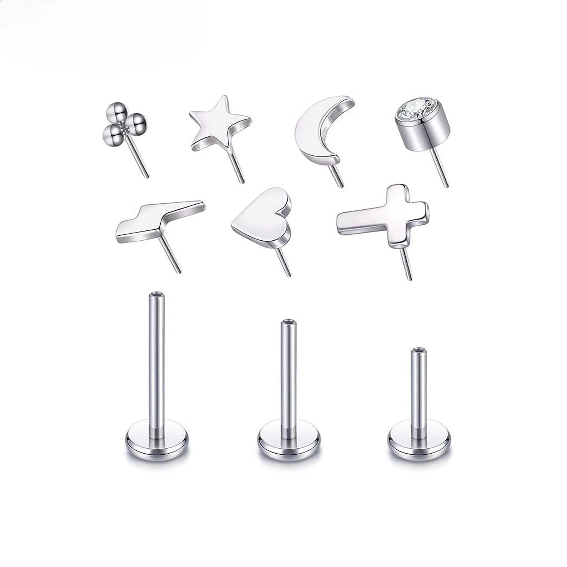 Wholesale Threadless Base ASTM - Body Jewelry Threadless ulasan dan harga