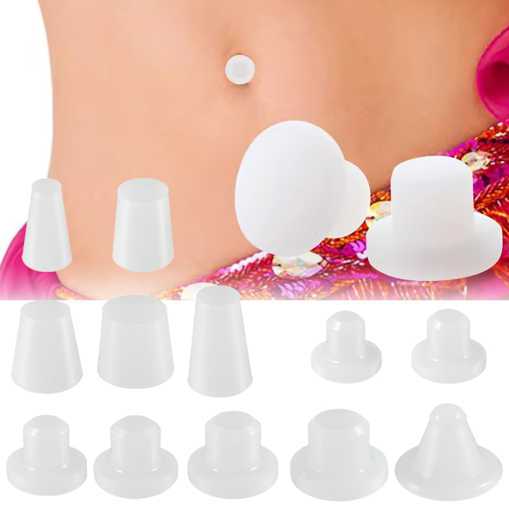 1-50PCS Silicone Belly Button  - Body Jewelry Repair ulasan dan harga