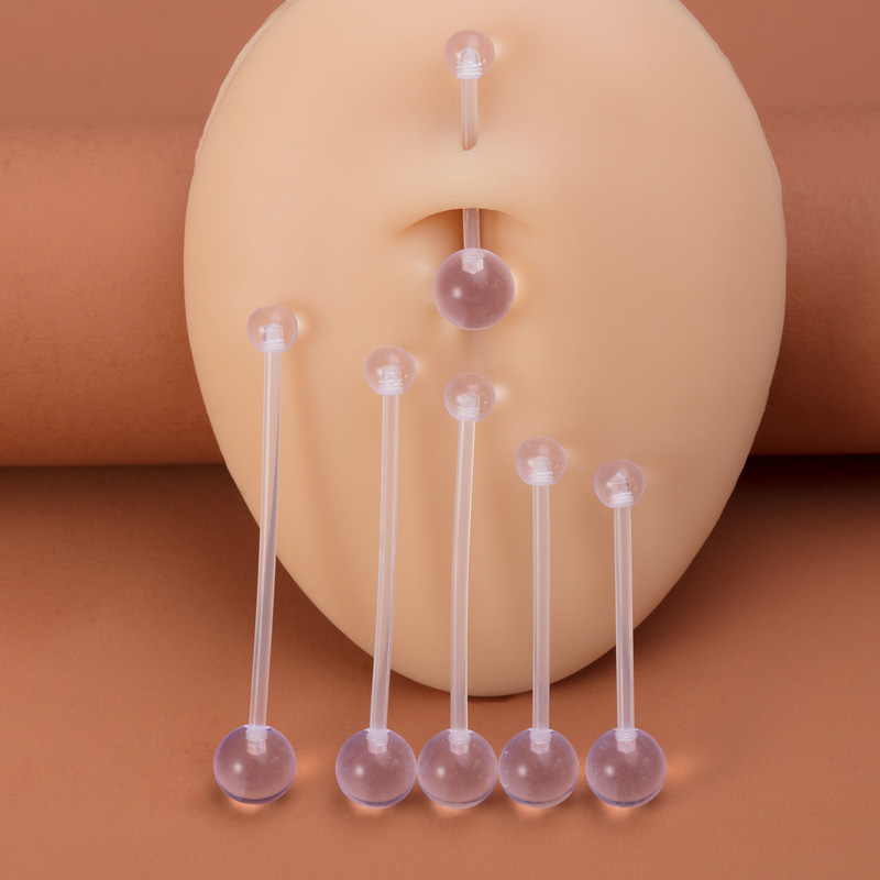 6pcs Flexible Navel Piercing A - Body Jewelry Industrial ulasan dan harga