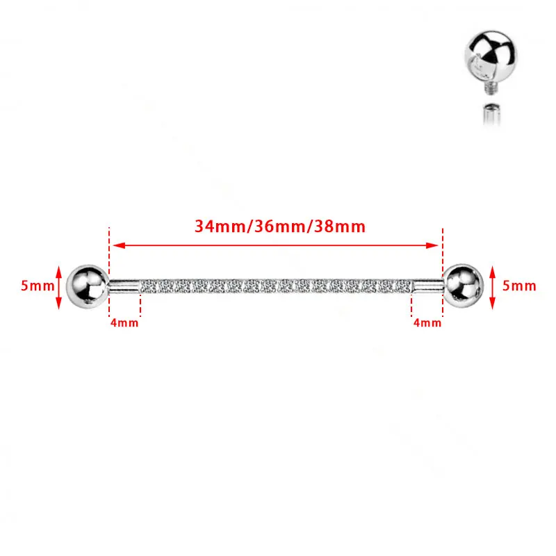 F136 Implant Grade Titanium 14 - Body Jewelry Industrial ulasan dan harga