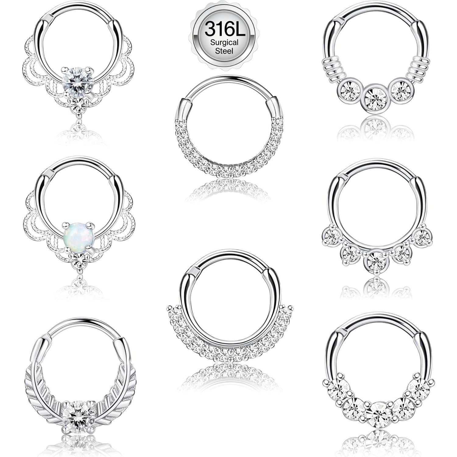 Drperfect 16G Septum Clicker R - Helix Cartilage Ring ulasan dan harga