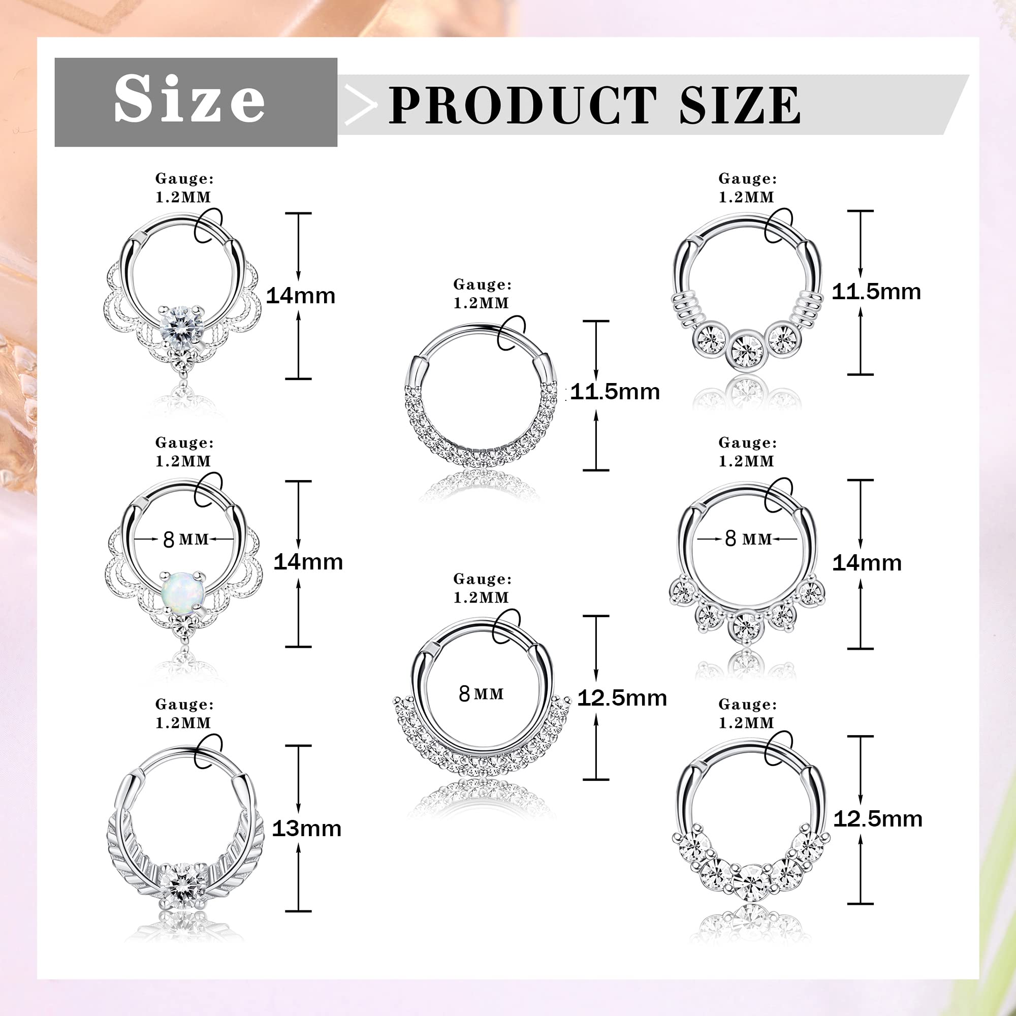 Drperfect 16G Septum Clicker R - Helix Cartilage Ring ulasan dan harga