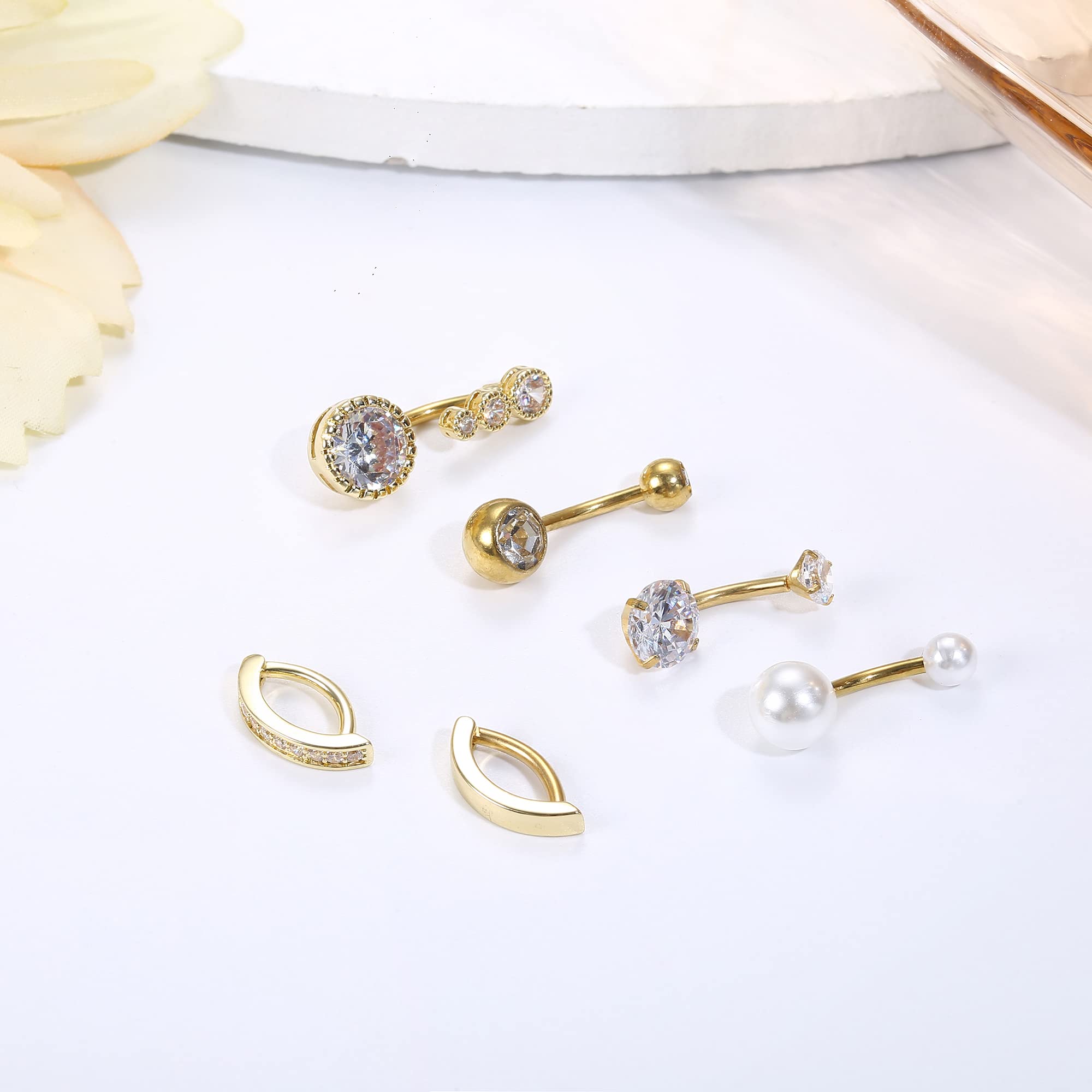 Drperfect 316L Stainless Steel - Belly Bar Titanium ulasan dan harga