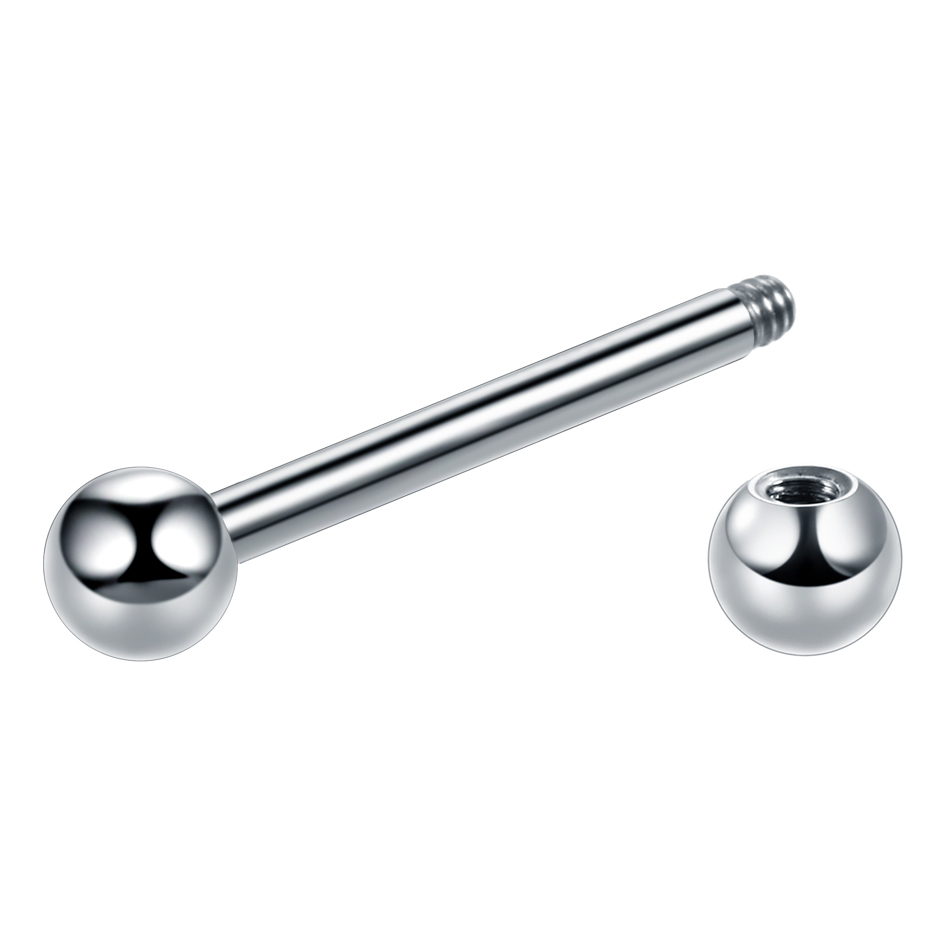 1PC 14G 16G Titanium Industria - Body Jewelry Industrial ulasan dan harga