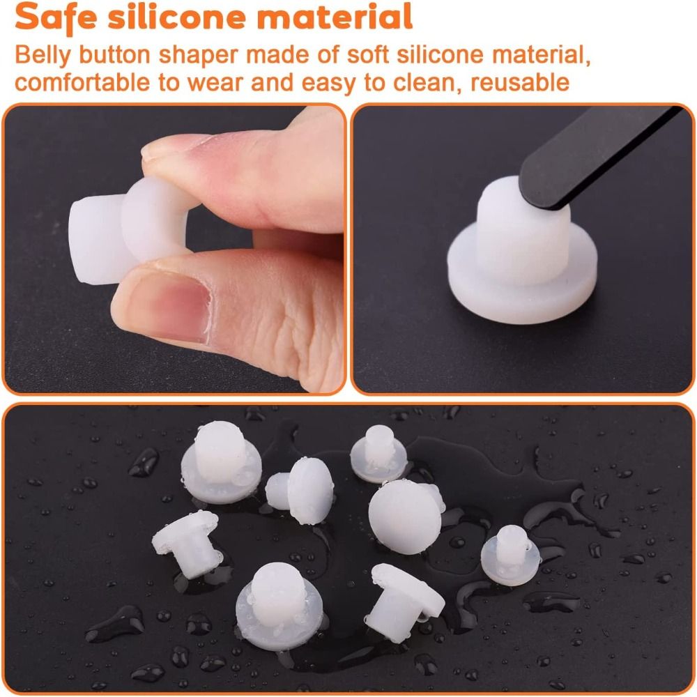1-50PCS Silicone Navel Shaper  - Body Jewelry Repair ulasan dan harga