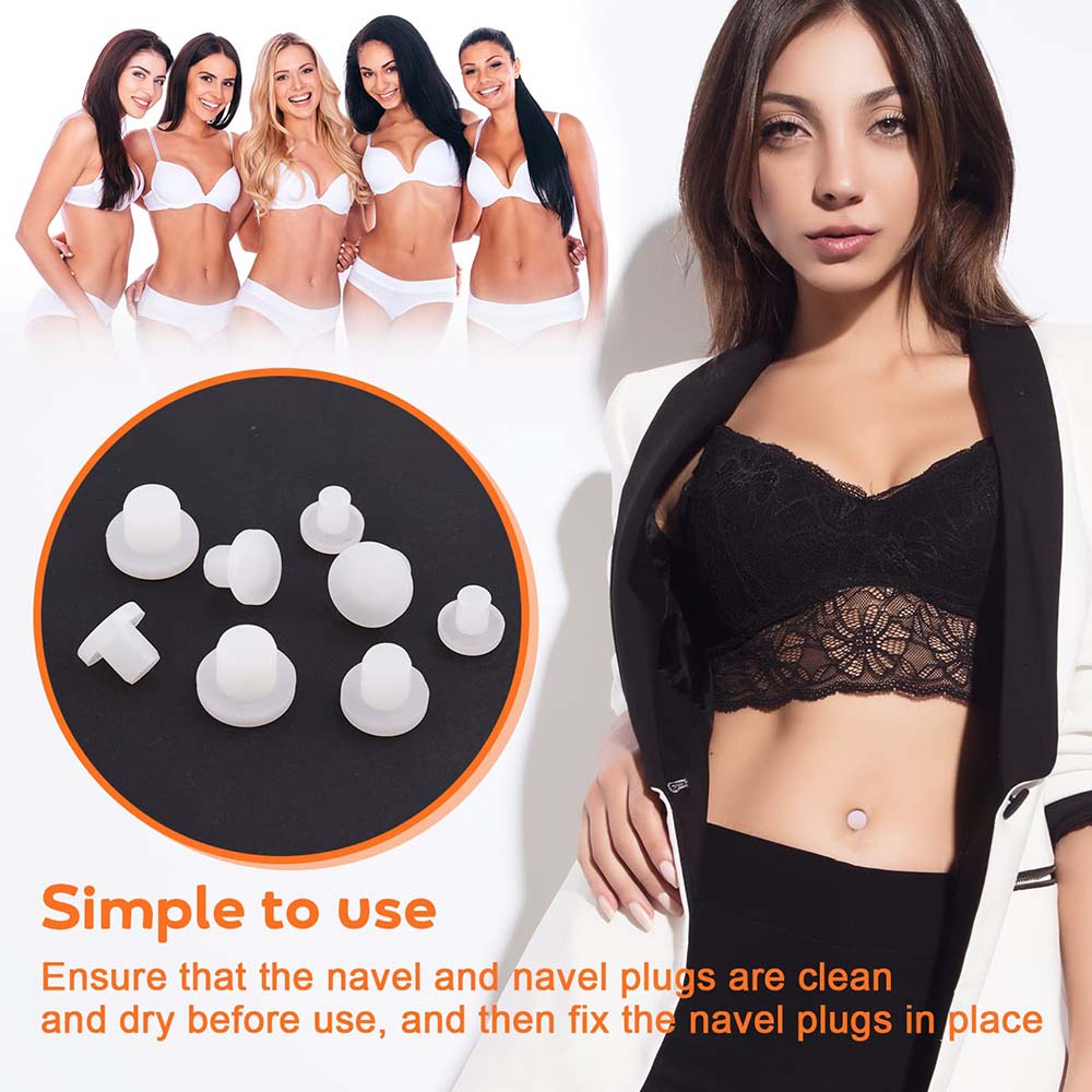 1PC Silicone Belly Button Plug - Body Jewelry Repair ulasan dan harga